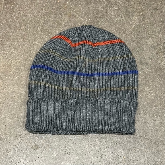 Tommy Hilfiger Beanie Striped Acrylic Wool Knit Ski - Picture 3 of 6
